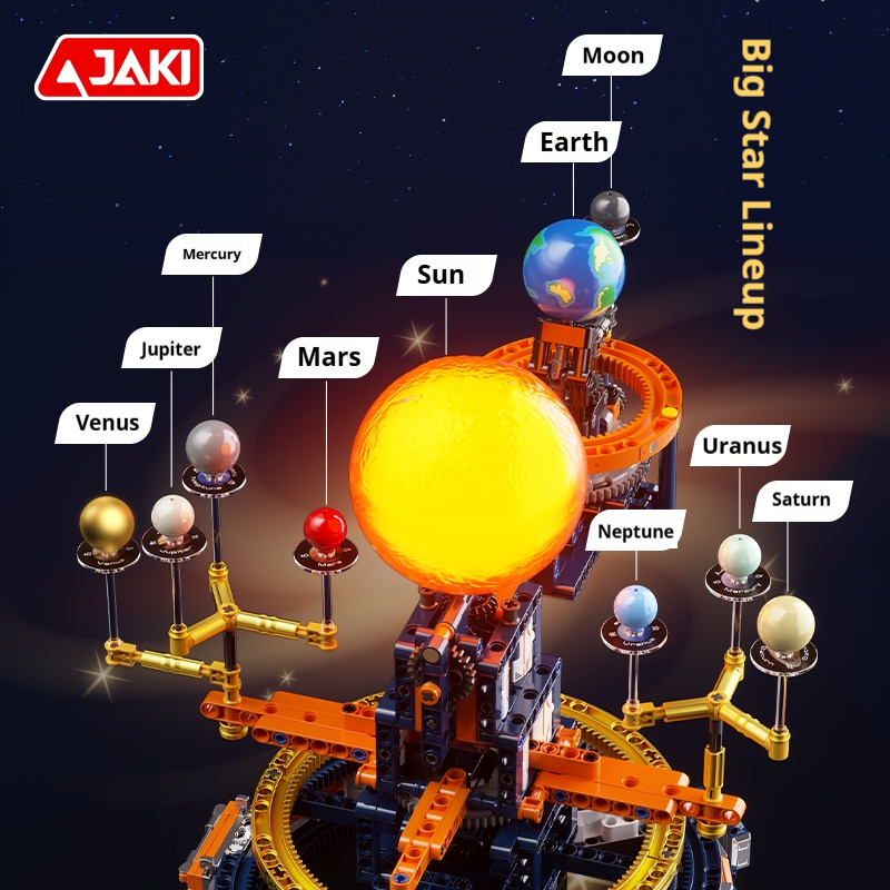 CK008 الفضاء الاتجاه اللعب الف - مراجعة Solar System Orrery وسعره