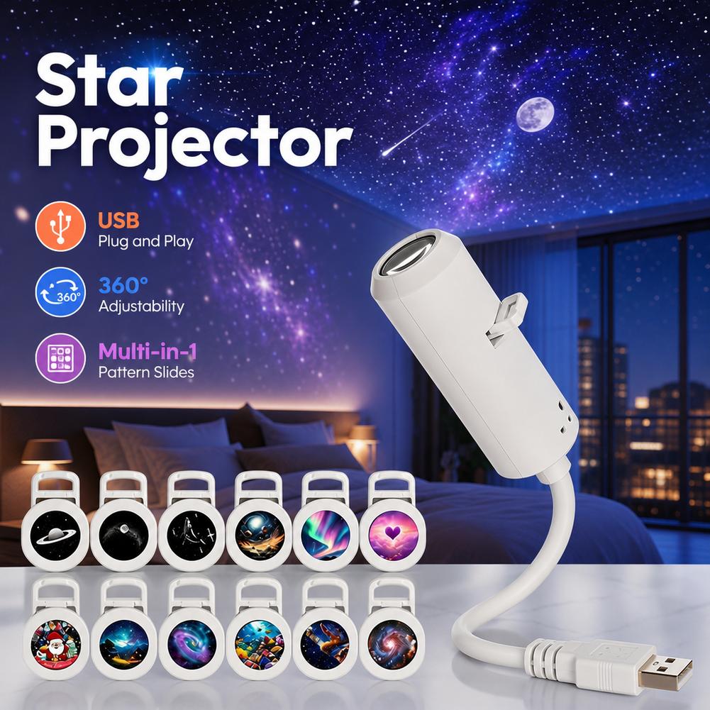 جهاز عرض ضوئي متعدد الوظائف جد - مراجعة Planetarium Projector Home وسعره
